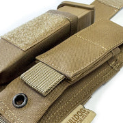 Closed Double Pistol Mag Pouch Bulldog Tactical Gear